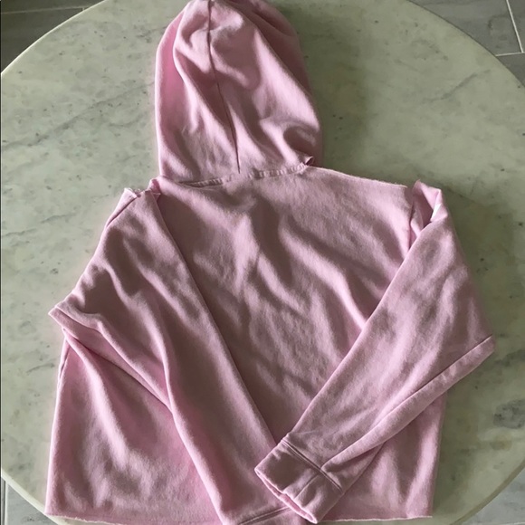 Pink cold shoulder sweatshirt - Picture 3 of 3